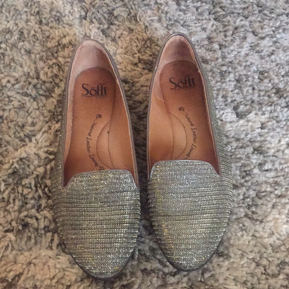 Sofft sliver sparkle shoes